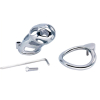 cage de chastete en metal cobra steel 10 x 37cm 6
