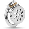 cage de chastete en metal flat 2cm