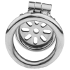 cage de chastete en metal flat 2cm 2