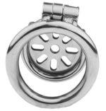 cage de chastete en metal flat 2cm 2