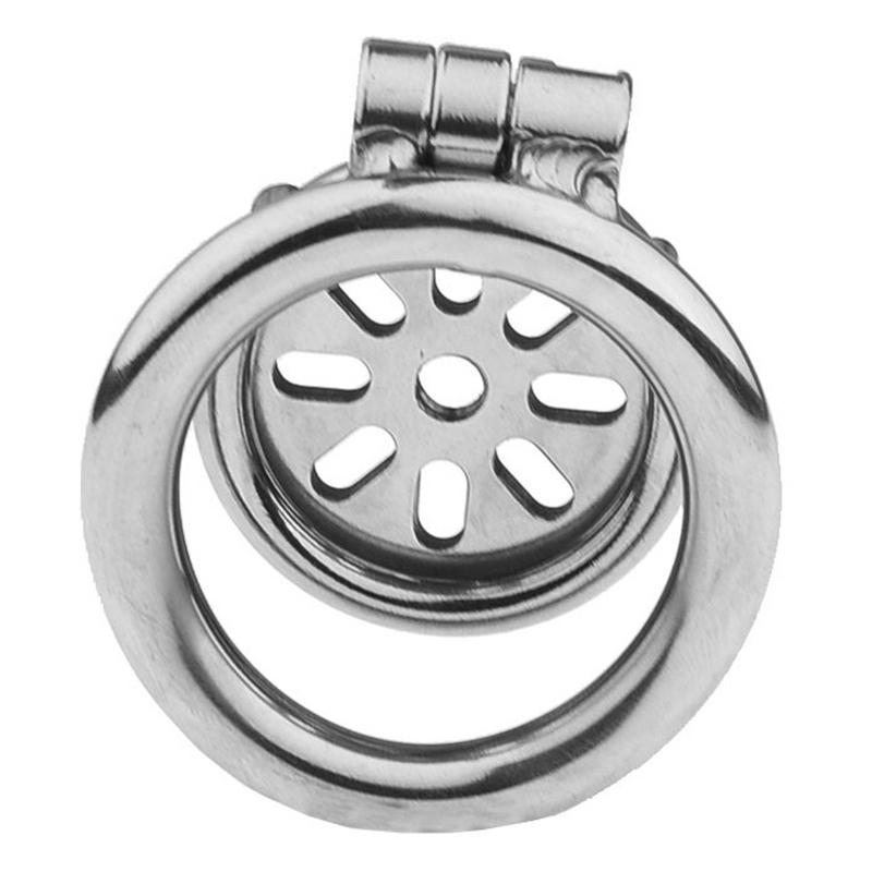 cage de chastete en metal flat 2cm 2