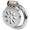 cage de chastete en metal flat 2cm 3