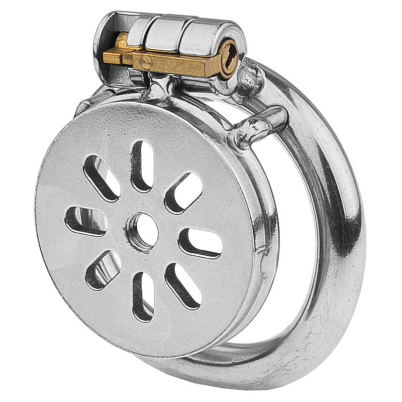 cage de chastete en metal flat 2cm 3