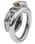 cage de chastete en metal flat 2cm 4