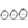 cage de chastete en metal flat 2cm 5