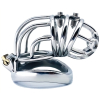 cage de chastete en metal foldy 12 x 35cm