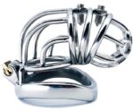 cage de chastete en metal foldy 12 x 35cm