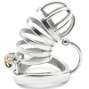 cage de chastete en metal hook cock 9 x 33cm