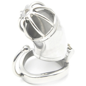 cage de chastete en metal hook open 7 x 33cm
