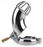 cage de chastete en metal lancelot 10 x 35cm 4