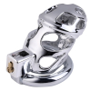 cage de chastete en metal lock love 9 x 35cm