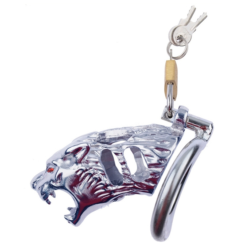cage de chastete en metal panthera 9 x 34cm 2