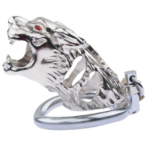 cage de chastete en metal panthera 9 x 34cm