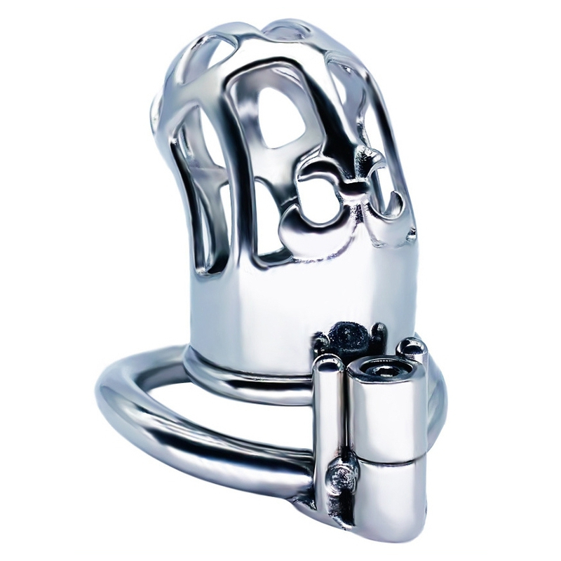 cage de chastete en metal royal steel 7 x 3cm 2