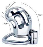 cage de chastete en metal royal steel 7 x 3cm 5