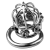 cage de chastete en metal spike cock 6 x 32cm 5