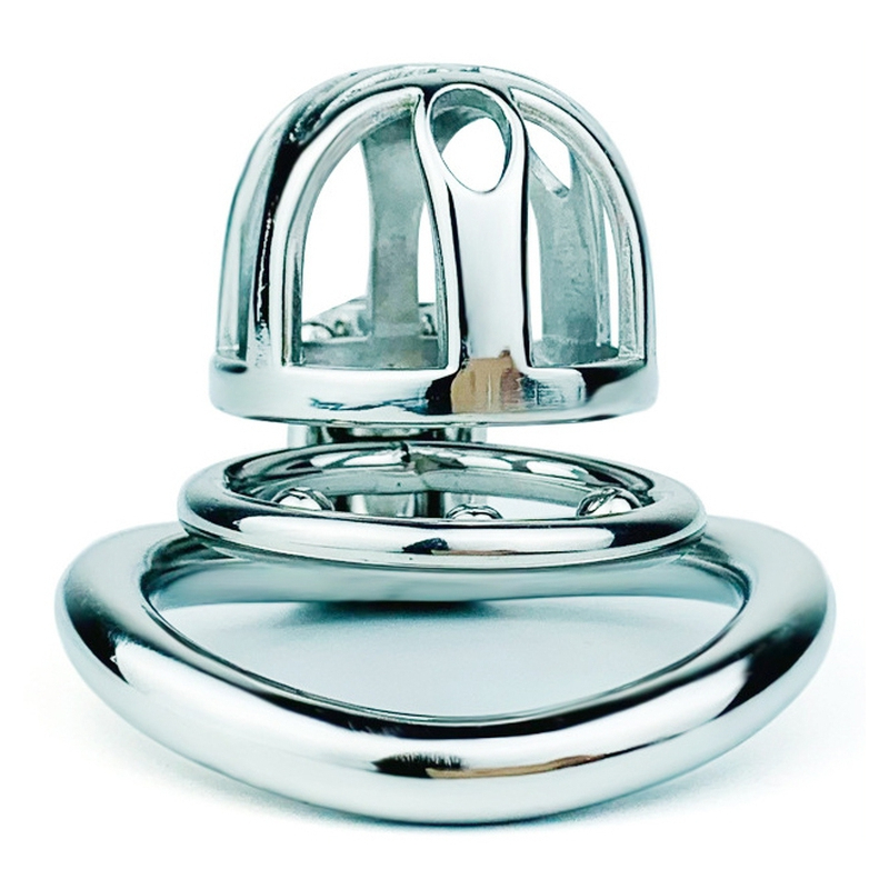 cage de chastete en metal trig cage 4 x 35cm 1