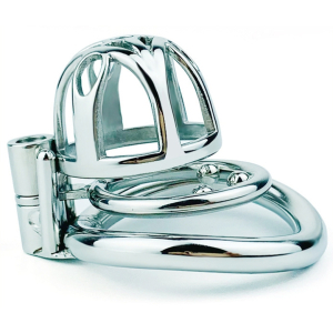 cage de chastete en metal trig cage 4 x 35cm