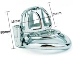 cage de chastete en metal trig cage 4 x 35cm 7