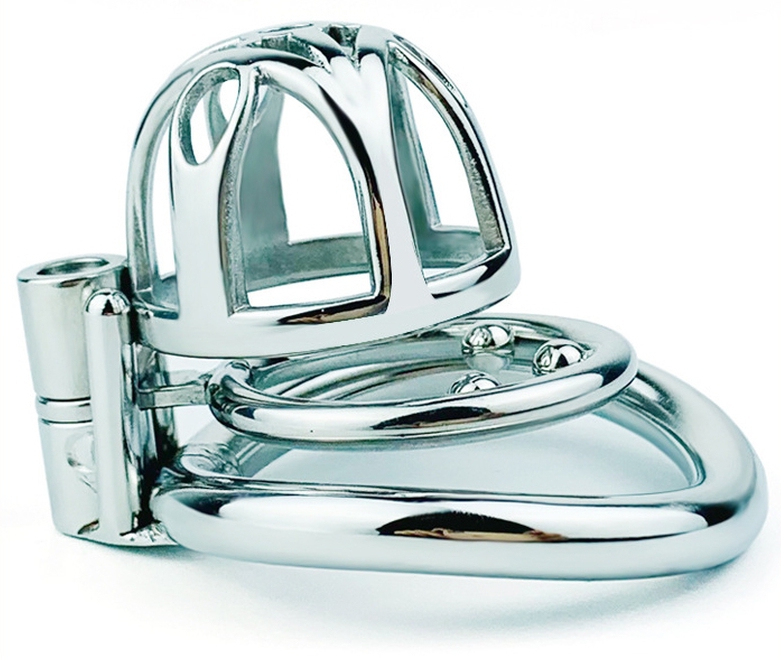 cage de chastete en metal trig cage 4 x 35cm