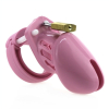 cage de chastete en silicone 7 x 33 cm rose 4