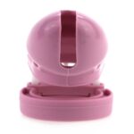 cage de chastete en silicone 7 x 33 cm rose 5