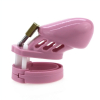 cage de chastete en silicone 7 x 33 cm rose 6