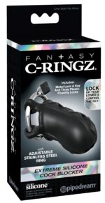 cage de chastete en silicone cock blocker 9 x 4cm 1 scaled