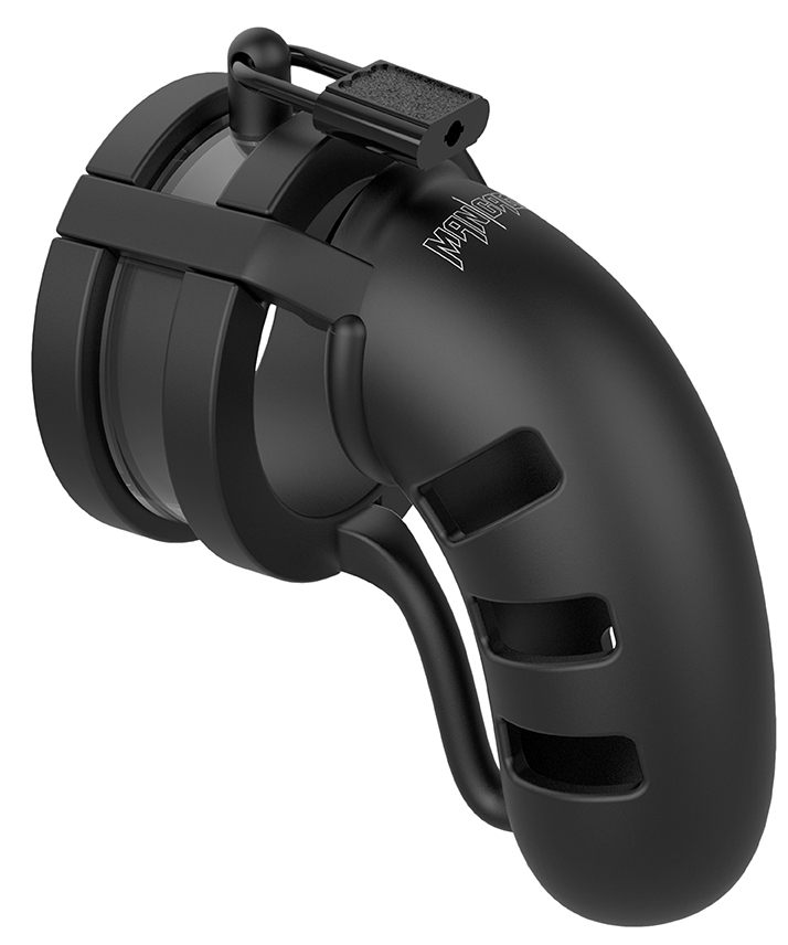 cage de chastete en silicone mancage modele 19 115 x 32cm