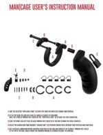 cage de chastete en silicone mancage modele 21 115 x 35cm 5