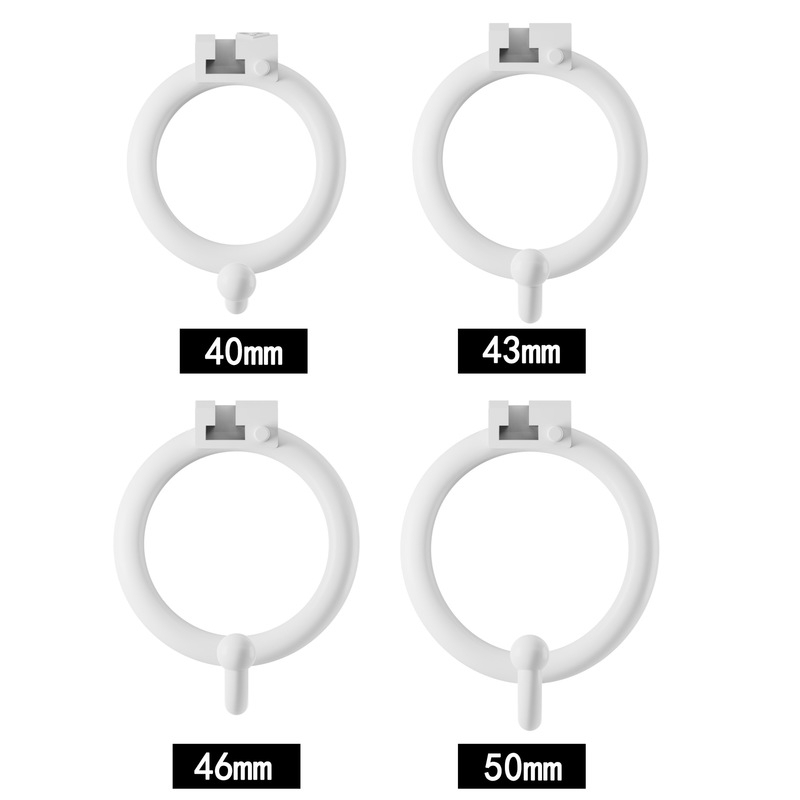 cage de chastete filly hook m 75 x 31 cm blanche 2