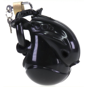 cage de chastete full egg 77 x 28cm noire