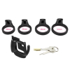 cage de chastete gest lock 75 x 3cm noire 3