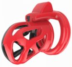 cage de chastete joker 75 x 3cm rouge noir 3