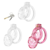 cage de chastete lock cobra l 85 x 4cm rose