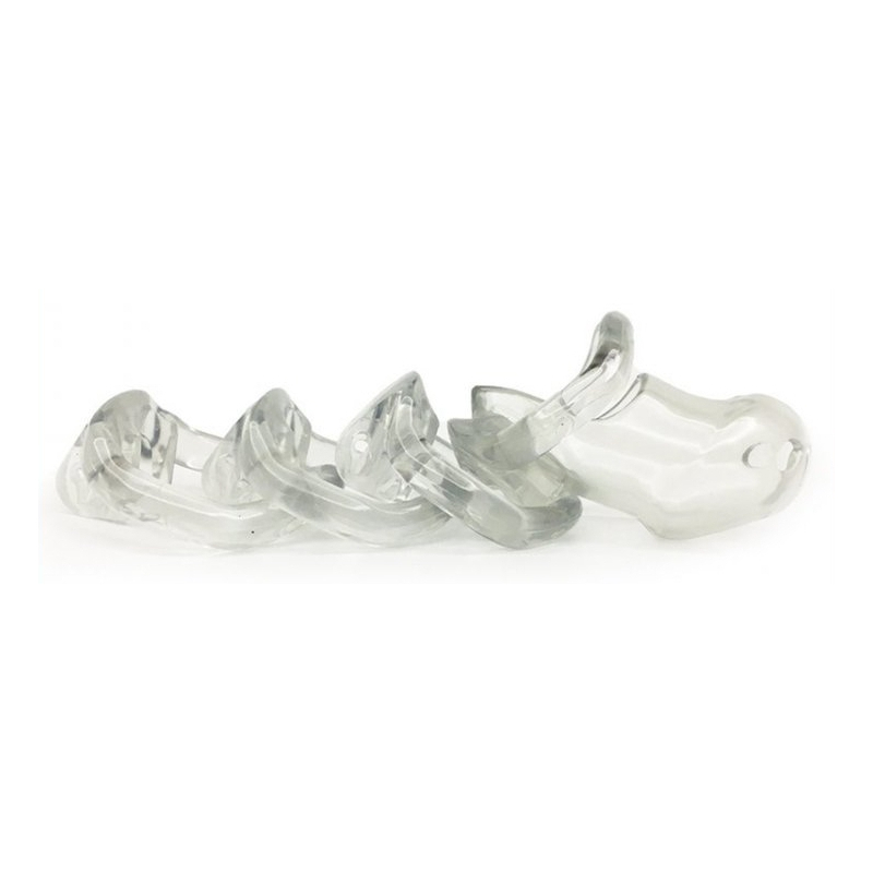 cage de chastete lock up 94 x 32cm transparente 1