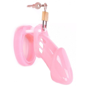 cage de chastete locky 8 x 33 cm rose