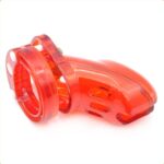 cage de chastete locky 8 x 33 cm rouge 3