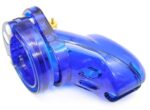 cage de chastete locky 8 x 33cm bleu 1