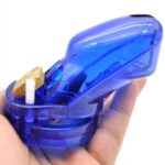 cage de chastete locky 8 x 33cm bleu