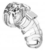 cage de chastete mancage modele 02 9 x 35cm transparente