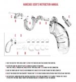 cage de chastete mancage modele 03 115 x 35cm transparente 3