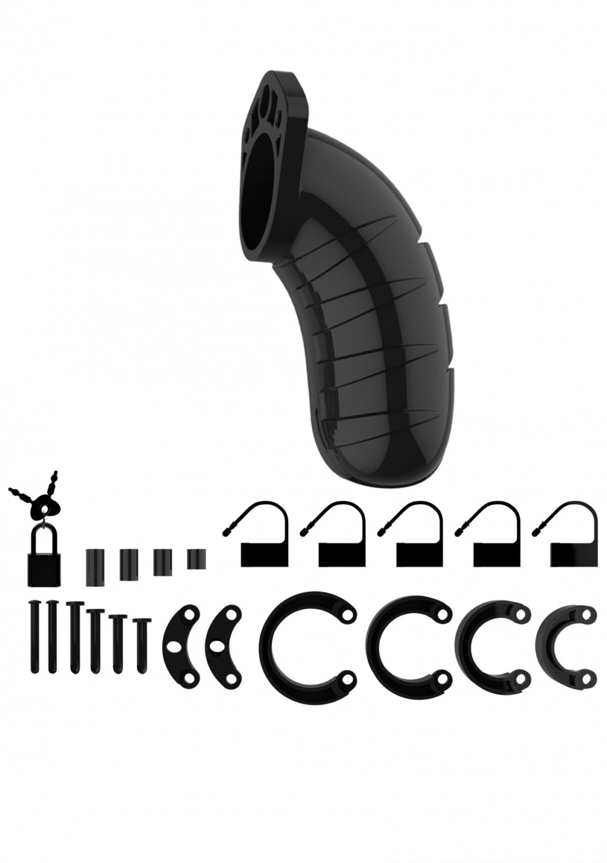 cage de chastete mancage modele 04 11 x 35 cm 2