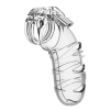 cage de chastete mancage modele 05 14 x 45 cm transparente