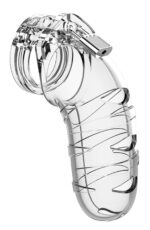 cage de chastete mancage modele 05 14 x 45 cm transparente