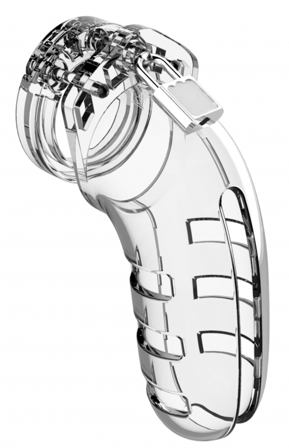 cage de chastete mancage modele 06 14 x 45cm transparente