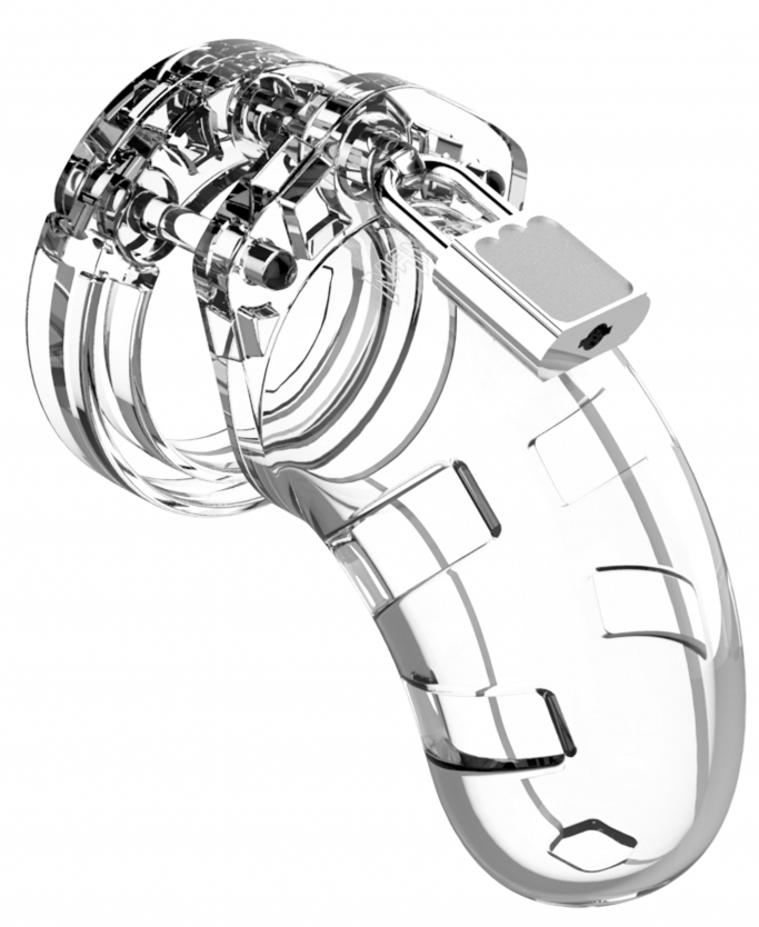 cage de chastete mancage modele 13 65 x 34cm transparente