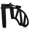 cage de chastete mancage modele 24 9 x 35cm noire