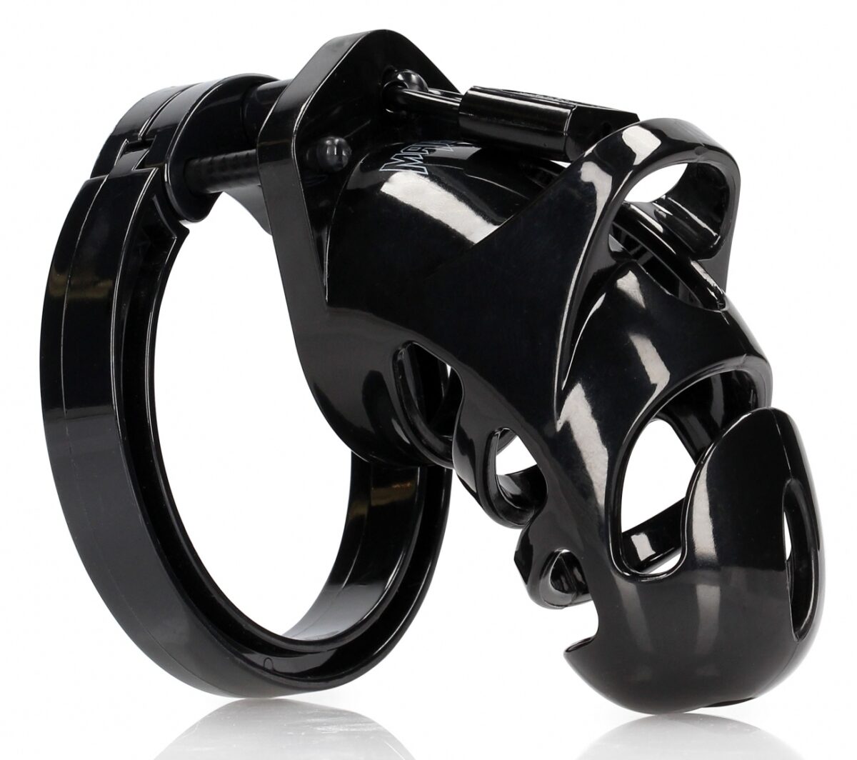 cage de chastete mancage modele 25 9 x 35cm noire