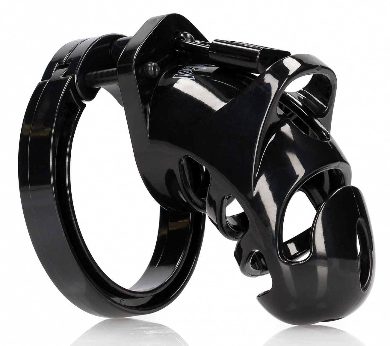 cage de chastete mancage modele 25 9 x 35cm noire